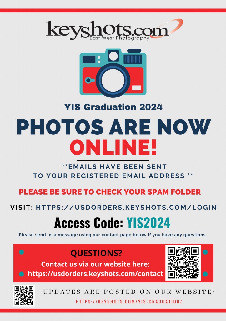 YIS Graduation 2024 - Processing Update